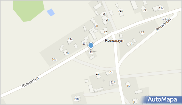 Rozwarzyn, Rozwarzyn, 31, mapa Rozwarzyn