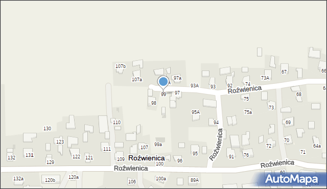 Roźwienica, Roźwienica, 99, mapa Roźwienica