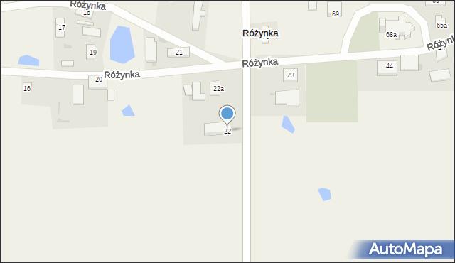 Różynka, Różynka, 22, mapa Różynka