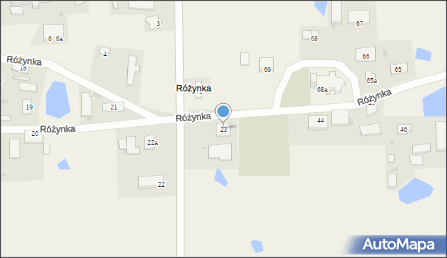 Różynka, Różynka, 23, mapa Różynka