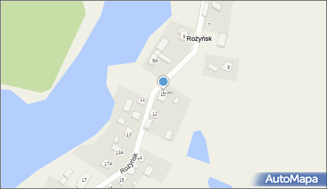 Rożyńsk, Rożyńsk, 10, mapa Rożyńsk