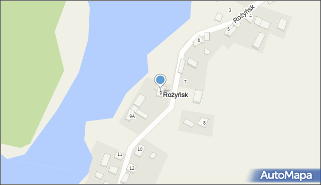 Rożyńsk, Rożyńsk, 9, mapa Rożyńsk