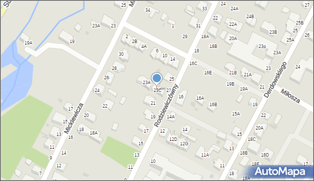 Rumia, Rodziewiczówny, 23C, mapa Rumia