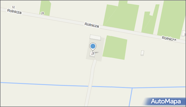 Rzakta, Rolnicza, 15, mapa Rzakta