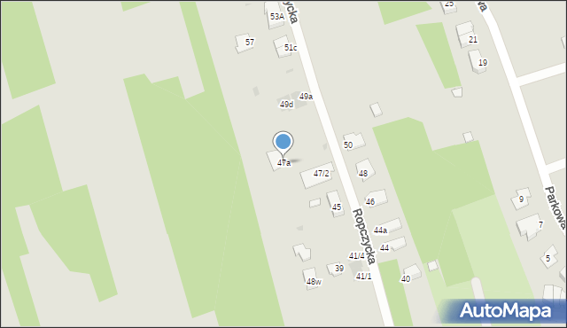 Rzeszów, Ropczycka, 47a, mapa Rzeszów