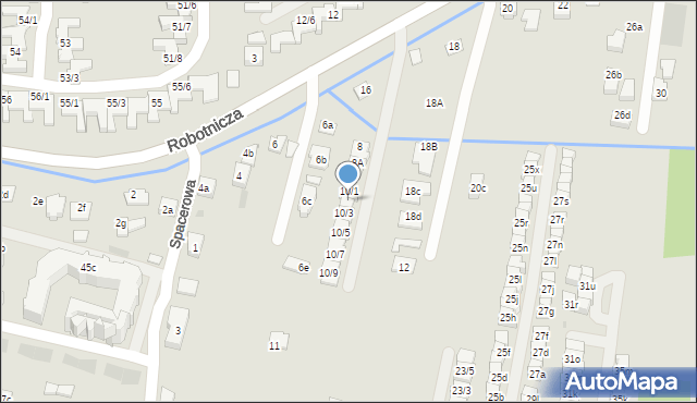 Rzeszów, Robotnicza, 10/2, mapa Rzeszów