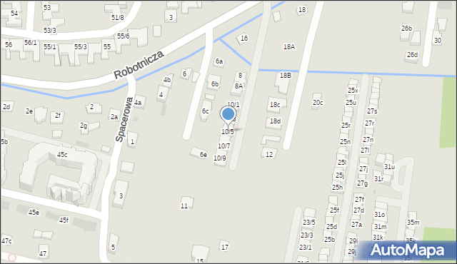 Rzeszów, Robotnicza, 10/5, mapa Rzeszów