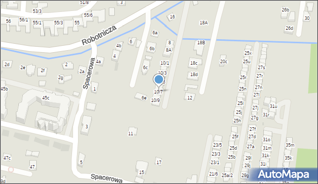 Rzeszów, Robotnicza, 10/7, mapa Rzeszów