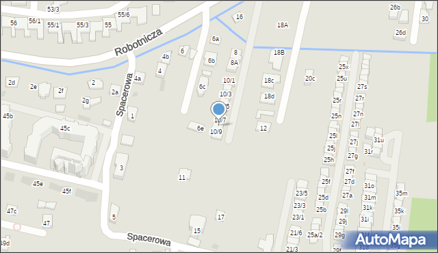 Rzeszów, Robotnicza, 10/8, mapa Rzeszów