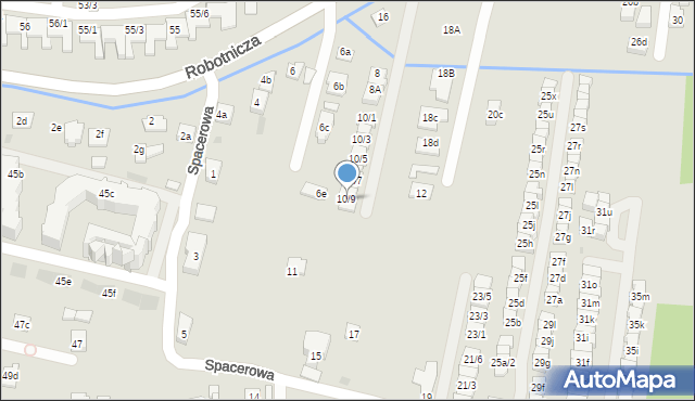 Rzeszów, Robotnicza, 10/9, mapa Rzeszów