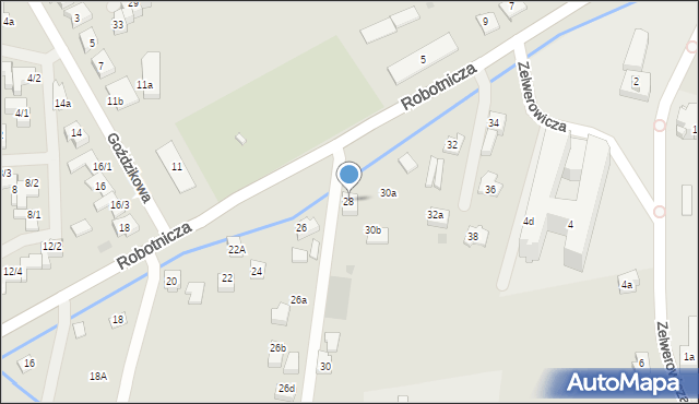 Rzeszów, Robotnicza, 28, mapa Rzeszów