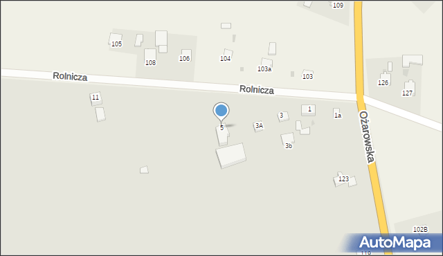 Sandomierz, Rolnicza, 5, mapa Sandomierza