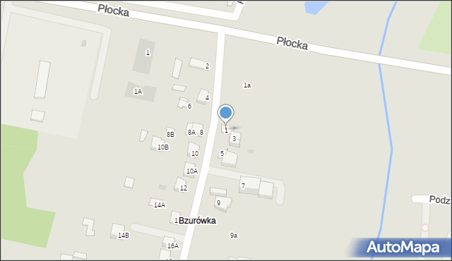 Sochaczew, Rozlazłowska, 1, mapa Sochaczew