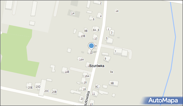 Sochaczew, Rozlazłowska, 12, mapa Sochaczew