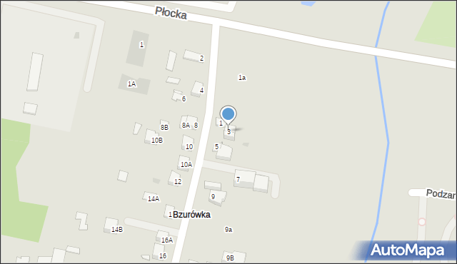 Sochaczew, Rozlazłowska, 3, mapa Sochaczew