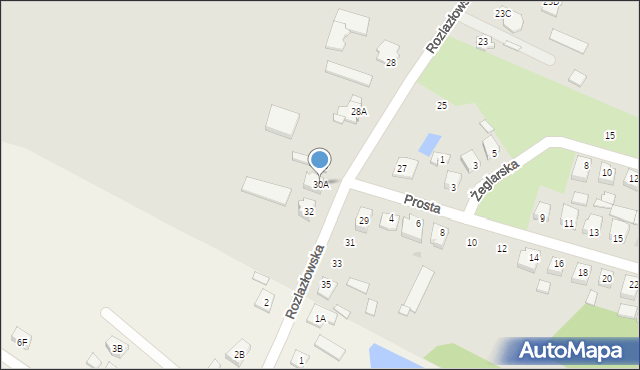 Sochaczew, Rozlazłowska, 30A, mapa Sochaczew