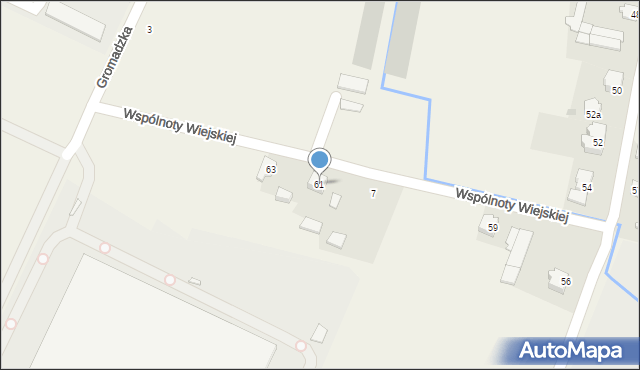 Sokołów, Rodzinna, 61, mapa Sokołów