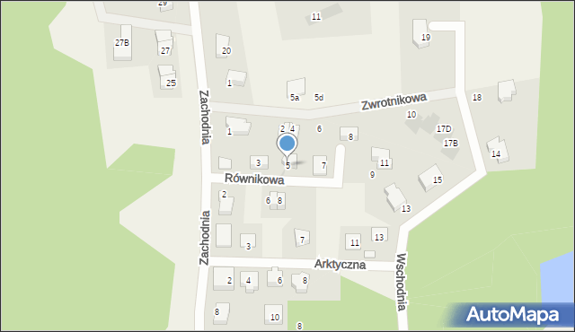 Straszyn, Równikowa, 5, mapa Straszyn