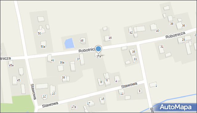 Studzionka, Robotnicza, 37a, mapa Studzionka