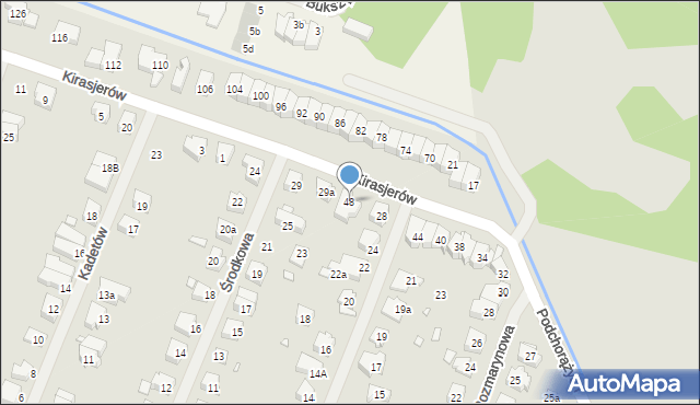 Szczecin, Rozmarynowa, 48, mapa Szczecina