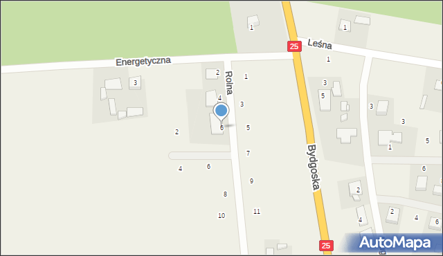 Tarkowo Dolne, Rolna, 6, mapa Tarkowo Dolne