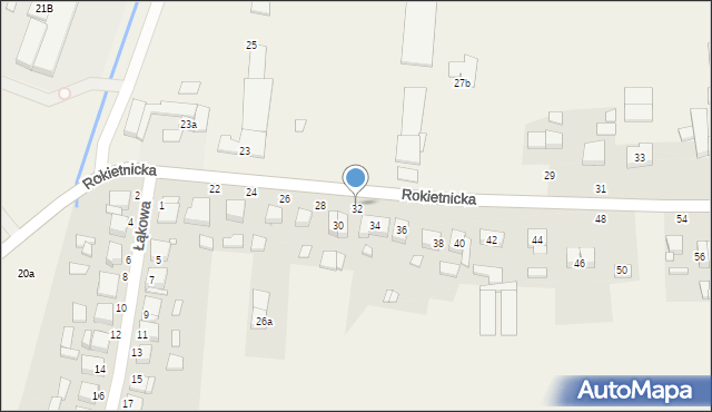 Tarnowo Podgórne, Rokietnicka, 32, mapa Tarnowo Podgórne