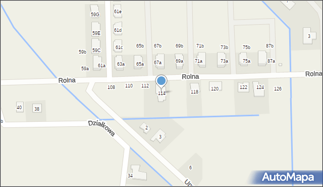 Tarnowo Podgórne, Rolna, 114, mapa Tarnowo Podgórne