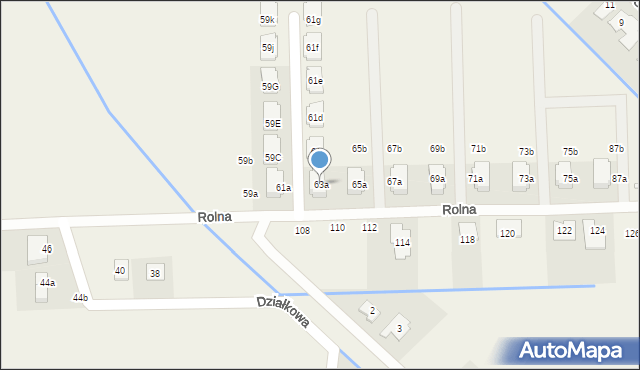 Tarnowo Podgórne, Rolna, 63a, mapa Tarnowo Podgórne