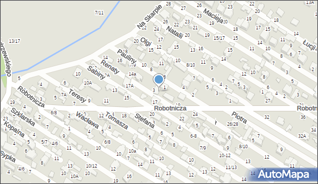 Tomaszów Mazowiecki, Robotnicza, 19a, mapa Tomaszów Mazowiecki