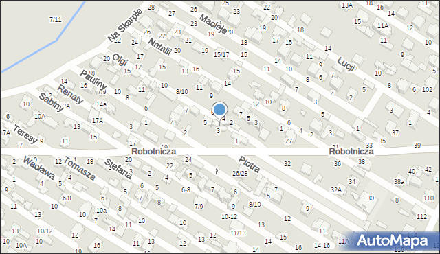 Tomaszów Mazowiecki, Robotnicza, 23, mapa Tomaszów Mazowiecki