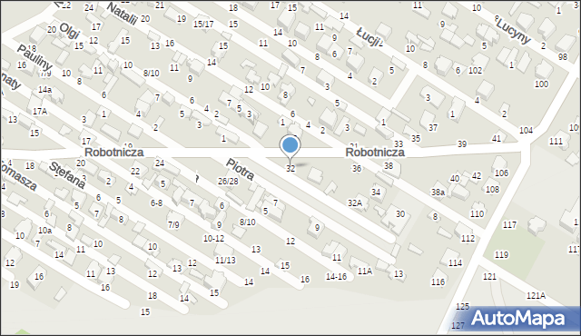 Tomaszów Mazowiecki, Robotnicza, 32, mapa Tomaszów Mazowiecki