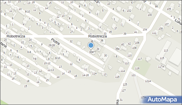 Tomaszów Mazowiecki, Robotnicza, 32A, mapa Tomaszów Mazowiecki