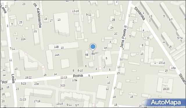 Tomaszów Mazowiecki, Rolna, 6A, mapa Tomaszów Mazowiecki