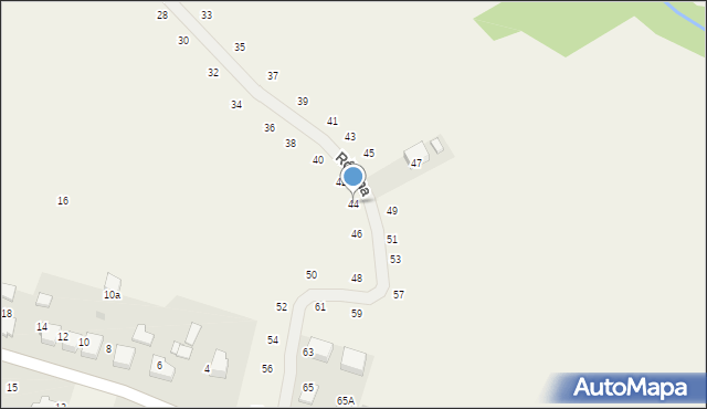 Tomaszowice, Różana, 44, mapa Tomaszowice