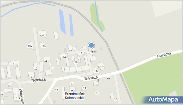 Trzebiatów, Rolnicza, 18, mapa Trzebiatów