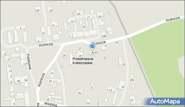 Trzebiatów, Rolnicza, 23, mapa Trzebiatów