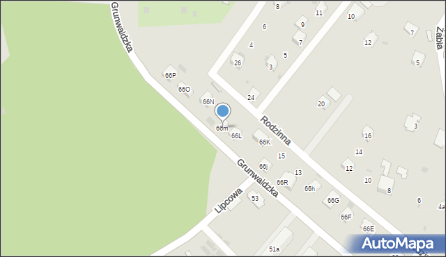 Trzebinia, Rodzinna, 21, mapa Trzebinia