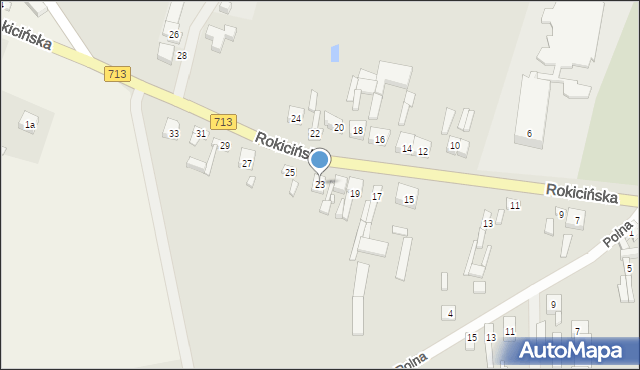 Ujazd, Rokicińska, 23, mapa Ujazd