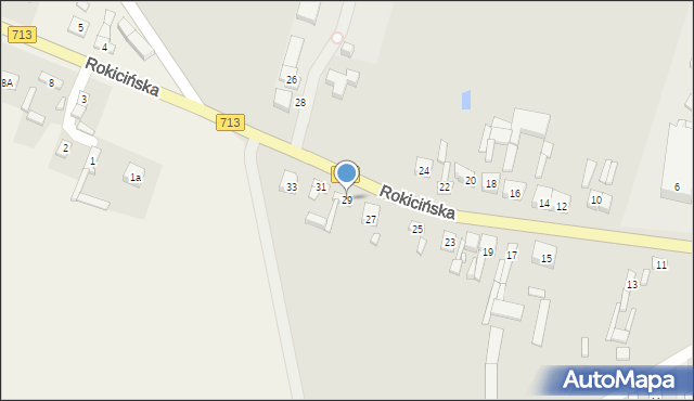 Ujazd, Rokicińska, 29, mapa Ujazd