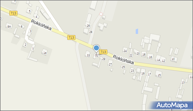 Ujazd, Rokicińska, 31, mapa Ujazd