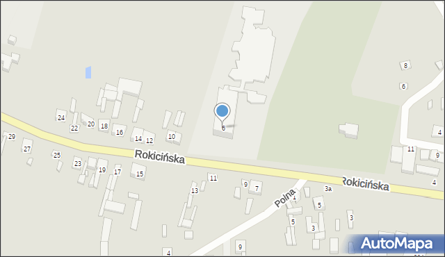 Ujazd, Rokicińska, 6, mapa Ujazd