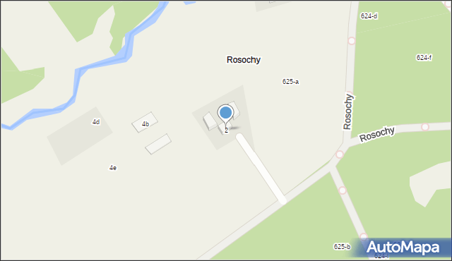 Wąsosz, Rosochy, 2, mapa Wąsosz