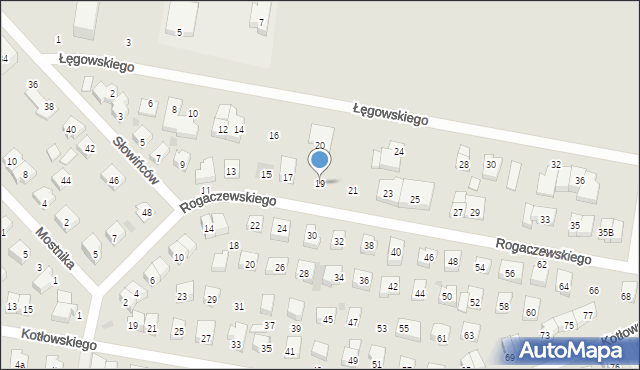 Wejherowo, Rogaczewskiego Feliksa, 19, mapa Wejherowo