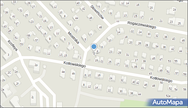 Wejherowo, Rogaczewskiego Feliksa, 2, mapa Wejherowo