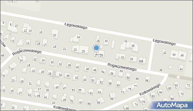 Wejherowo, Rogaczewskiego Feliksa, 27, mapa Wejherowo