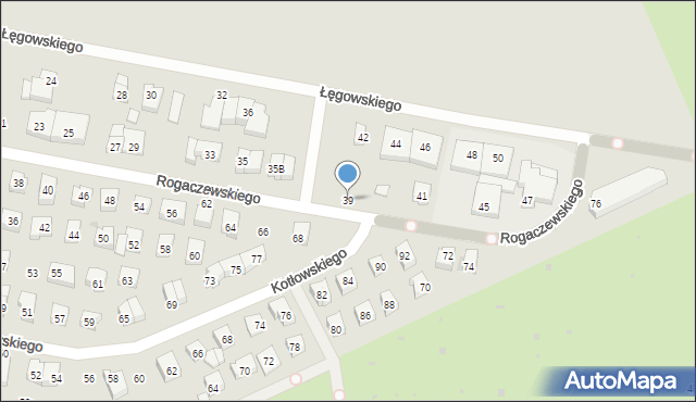 Wejherowo, Rogaczewskiego Feliksa, 39, mapa Wejherowo