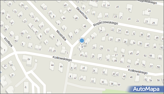 Wejherowo, Rogaczewskiego Feliksa, 4, mapa Wejherowo