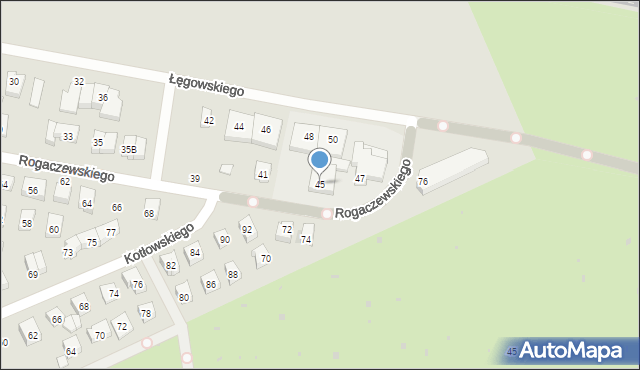 Wejherowo, Rogaczewskiego Feliksa, 45, mapa Wejherowo