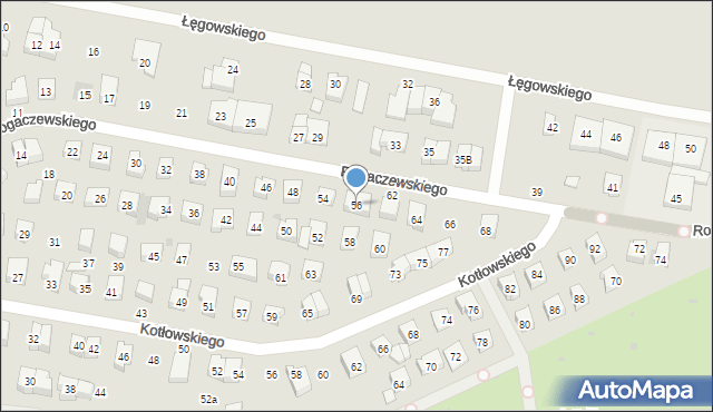 Wejherowo, Rogaczewskiego Feliksa, 56, mapa Wejherowo