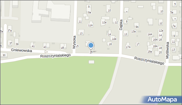 Wejherowo, Roszczynialskiego Edmunda, ks., 15, mapa Wejherowo